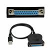 PNTQOKGQX USB to IEEE 1284 DB25 25 Pin Parallel Printer Female Adapter Cable Cord view 3