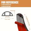 1PC 2M/78.74in Flexible Floor Cable Duct, Self-Adhesive, PVC Floor Cable Protection, Cable Bridge, Cable Duct, Cable Hide(Maple Wood Grain) view 3