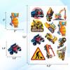 100PCS Construction Vehicle Stickers  KidFriendly Heavy Machinery Waterproof Vinyl Decals Featuring Bulldozers, Trucks & Tools for Laptop, Water Bottle, Scrapbook view 4