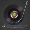 Black Record Weight Clamp LP Turntables Metal Disc Stabilizer, High Precision Aluminum Stabilizer for LP Record Player, Heavy Duty Disc Stabilizer with Anti Vibration Design view 4