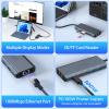 11-in-1 Surface Pro Docking Station, New Surface Dock 4K@60HZ HDMI, Surface Docking Station for Surface Pro 11/10/9/8/X/7/6/5/4/3, Surface Laptop 6/5/4/3/2/1, Surface Laptop Go 3/2/1, Surface Book view 4