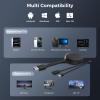 Wireless HDMI Display Dongle Adapter, 2-in-1 Wireless HDMI Transmitter and Receiver, Screen Mirroring Extender from iPhone Android Laptop to HDTV Projector for AirPlay Miracast DLNA, Plug & Play view 3