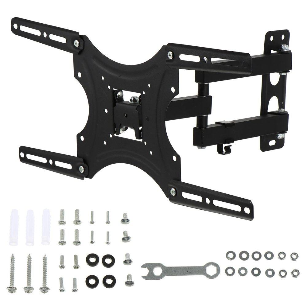 BESPORTBLE Fixed Wall Tv Mount Bracket for LED LCD Screens Space-Saving Rack for Living Conference Bar and Classroom Use