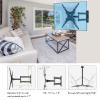 BESPORTBLE Fixed Wall Tv Mount Bracket for LED LCD Screens Space-Saving Rack for Living Conference Bar and Classroom Use view 2