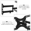 BESPORTBLE Fixed Wall Tv Mount Bracket for LED LCD Screens Space-Saving Rack for Living Conference Bar and Classroom Use view 4