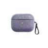 for AirPods 4th Generation Case with Keychain, Glitter Shiny Bling Case for Women Girls Dustproof Shockproof Anti-Scratch Drop Proof Protable Headphone Case for AirPods 4 2024, Purple view 1