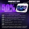 Dislind CD Player for Car USB Port AUX Port, External Car CD Player with USB-C Adapter, Extension Cable, for Cars Without CDs Player, Work Vertically and Horizontally for Car Stereo view 3