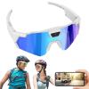 KYNTEXA POV Glasses 4K Baseball Glasses with Camera, Sunglasses with Camera, Sports Smart Glass with Cameras for Men Women (Style: C) view 1
