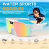 KYNTEXA POV Glasses 4K Baseball Glasses with Camera, Sunglasses with Camera, Sports Smart Glass with Cameras for Men Women (Style: C) view 2