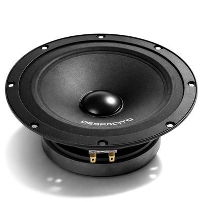 DEEJAY LED 6.5-Inch Midrange Speaker, Sealed Back, 8 Ohm, 150W RMS / 300W Program Power, High Output Ideal for Car Audio or PA