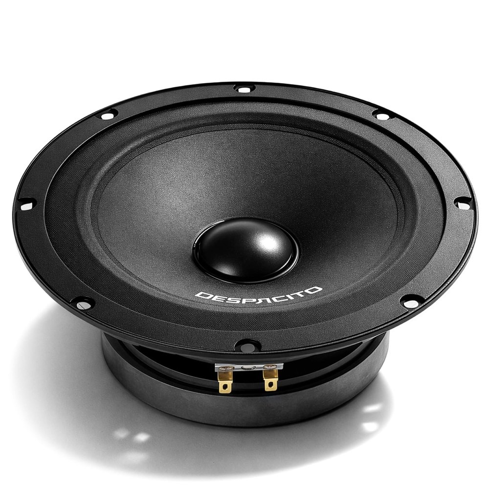 DEEJAY LED 6.5-Inch Midrange Speaker, Sealed Back, 8 Ohm, 150W RMS / 300W Program Power, High Output Ideal for Car Audio or PA