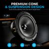 DEEJAY LED 6.5-Inch Midrange Speaker, Sealed Back, 8 Ohm, 150W RMS / 300W Program Power, High Output Ideal for Car Audio or PA view 3
