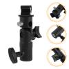 BESPORTBLE Professional Flash Stand Bracket with Swivel Joint Multipurpose Umbrella Mount Holder Compatible with Speedlite Flashes and Video LED Lights Anodized Aluminum and Abs Studio view 2