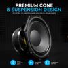 B&C 8-Inch Mid-Bass Woofer, 2 Inch Copper Voice Coil, 400W Program Power, 98dB Sensitivity, 8 Ohm, High Power Woofer for Pro Audio, DJ, Guitar Cabinet, PA System view 3