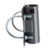 Cloimei Stainless Steel Aerial Mast Pipe Bracket Adjustable U Shape Antenna Mounting Clamp for Satellite Dish Antennas on Motorhomes Yachts 30mm to 50mm Range view 2