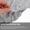 BESPORTBLE Stretchy Elastic Monitor Screen Cover Dust Protector Sleeve for Computer Display with Snug Fit and Scratch Prevention Lightweight Foldable Desktop Guard in Silver view 4
