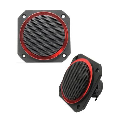 APGLSXY 1Pair 4Inch Square Piezoelectric Tweeter Speakers with Protective Grille Cover