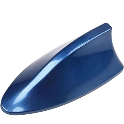 Car Shark Fin Antenna Cover for Buick Enclave 2009-2015(Have Armrest), Roof Aerial Base Cover Cap Exterior Decorative Styling Accessory with Adhesive Tape,Blue