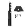 Cloimei Adjustable Rectangular Satellite Tripod Stand with Pipe Adapter Aluminum Alloy Tripod Mount for RV Camping Outdoor Satellite Dish Antenna view 1