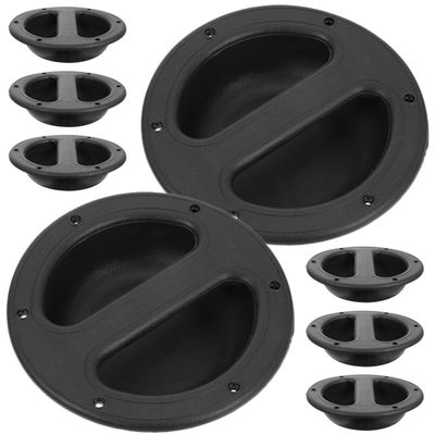 BESPORTBLE 8pcs Portable Speaker Handles Recessed Pulls Abs Plastic Loudspeaker Accessories for Stage Dj Studio and Audio Cabinets