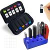 Bundle of USB Case of 10 Slots and 10-Slot Blue USB Flash Drive Holder Stand Office Desk Storage for Memory Sticks view 1