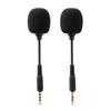 BESPORTBLE 2pcs Mini Phone Microphone Bendable Noise-Reduction Condenser Mic for Computer Tablet Video Recording Gaming Streaming Voice Call Live Broadcast view 1