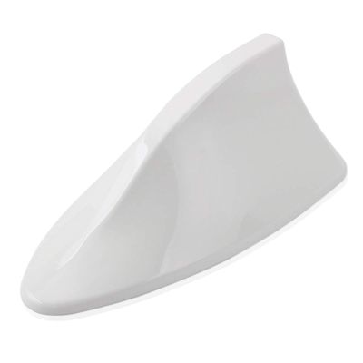 Car Shark Fin Antenna Cover for BMW X3 G01 2018-2021, Roof Aerial Base Cover Cap Exterior Decorative Styling Accessory with Adhesive Tape,White