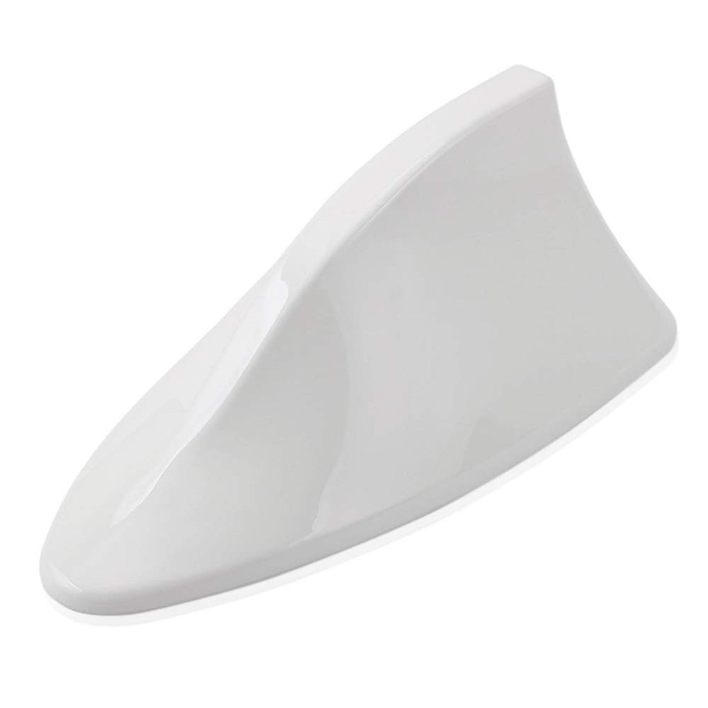 Car Shark Fin Antenna Cover for BMW X3 G01 2018-2021, Roof Aerial Base Cover Cap Exterior Decorative Styling Accessory with Adhesive Tape,White