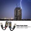 ChiweiJ 6Pcs Video Power Balun Transceiver, HD Video Power Balun for CVI TVI AHD CVBS Signals, 8MP Anti Thunder Transmitter with Twisted Pair Transmission, Passive Design for Security Came view 2