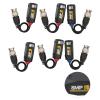 ChiweiJ 6Pcs Video Power Balun Transceiver, HD Video Power Balun for CVI TVI AHD CVBS Signals, 8MP Anti Thunder Transmitter with Twisted Pair Transmission, Passive Design for Security Came view 3