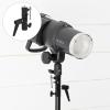 KOMBIUDA H-Type Camera Flash Bracket Mount with Aluminum Alloy Base for Off-Camera Tripod and Photography Umbrella Dual Flashlight Holder Portable view 4