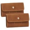 BESPORTBLE 2pcs Retro Brown Memory Card Holder Case Organizer Compact Lightweight Carrying Box for Micro Secure Digital High Capacity Cards Protective Storage for Gaming and Phone view 1