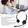 ChiweiJ H390D - 3.5VA Call Center Headset, Noise Cancelling Microphone with Volume Adjustment, Lightweight Office Headset for Customer Service, Teleconferencing, and Business Communication view 4