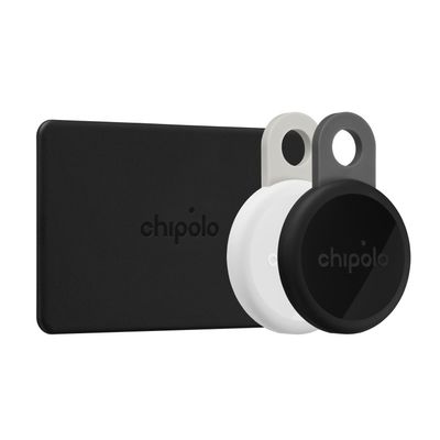 Chipolo Bundle (2x LOOP + CARD)-Rechargeable Bluetooth Tracking tag, Item Locator for Keys & Bags and Wallet Tracker, Compatible with Apple or Google, Call Your Phone & Out of Range Alerts for Android