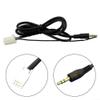 8 Pin AUX Input Audio Cable Adapter for CD Player - Compatible with 8pin Car Stereo System, Direct Installation, Black ABS Material view 4