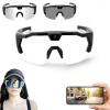 4K HD POV Sports Glasses with Camera, Sunglasses Cameras and Audio Video Action, Action Sports for Cycling Hiking (Color Changing) view 1