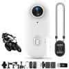 Waterproof 4K HD Pro Capture Camera, New Ultra Wide Angle Wearable Body Adventure Action Cameras with Audio, Night Vision, Mount Anywhere, for Diving, Cycling and Outdoors Activities (White,1080 128G) view 1