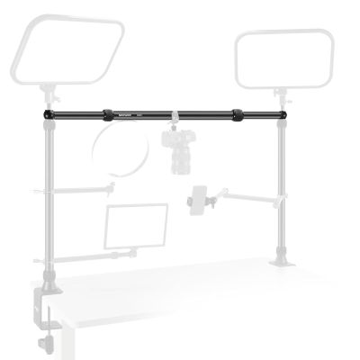 NEEWER 2.8-4.9ft Horizontal Boom Arm Only for NEEWER NK002 & NK003 Overhead Desk Camera Mount Rig Webcam Stand, Telescopic Crossarm for Phone Holder LED Light Video Recording Streaming, NK009