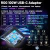 100W USB Type-C Charger Rog Ally Compatible with Asus Zenbook Chromebook Z13 X13 Gv301 Gz301 14 14X Um425Qa Gz301Ze Laptop Adapter view 4