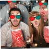Lawnrden 4Pcs 3D Glasses, Black Frame Red Green 3D Viewing Glasses for Dimensional Anaglyph TV Movie DVD Game and Amblyopia Training Eyeglasses view 4