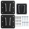 Anti-Rust Quick Release RV TV Mount, Plastic Polymer, VESA 100x100mm, for Screens up to 43 inches and 30 lbs, Low Profile Wall Bracket, for Camping, Truck, Movie Night, 2 Wall Plates 1 VESA Bracket view 1