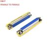 2pcs DB37 37pin Female to Female Serial Port Connector D-Sub COM CONNECTORS 37 pin mi ni Gender Changer Adapter view 2