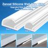 Cord Hider,White Cord Covers for Wires On Wall,TV Wire Hider,Silicone Self-Adhesive Cable Raceway for Powers Cords Management,1.1 * 0.47Inch, Length 157 Inch view 3