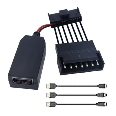 AXRUNZE Dashcam Power Adapter (7-pin Type B) - Compatible withw/Select Nissan, Mitsubishi, Toyota, & More, Connects to Rearview Mirror, Built-in USB Power Source