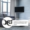 COMPUKAS Fixed Tv Wall Mount Bracket Black Sturdy Screen Holder for LED Flat Panel Display Space-Saving Wall Hanging Support with Heat Dissipation Design Easy Installation Without Expert view 2