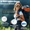 POV Glasses 4K Baseball Glasses with Camera, Baseball Sunglasses with Camera, Sports Sunglasses with Cameras, Smart Cameras Glasse for Men and Women Recording for Outdoor Activities (Blue) view 2