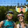 POV Glasses 4K Baseball Glasses with Camera, Baseball Sunglasses with Camera, Sports Sunglasses with Cameras, Smart Cameras Glasse for Men and Women Recording for Outdoor Activities (Blue) view 3