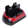DirectNine Basics External Hard Drive Dock Station Convenient One Touch Backup for Quick Data Transfer Universal Disk Reader for Versatile Connectivity Works with OS X for All Users (Gene view 4