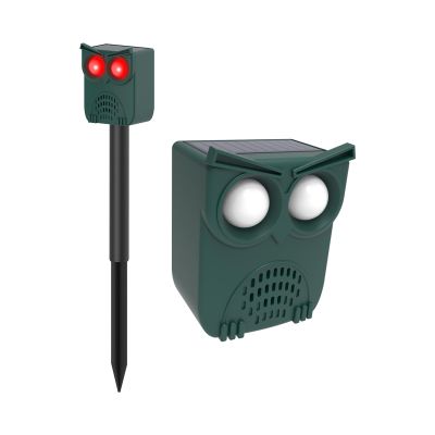 Pssopp Solar Motion Detection Alarm Light, 129db Loud Noise Maker Security Lights for House Fences Patio Barn Chicken Coop