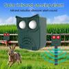 Pssopp Solar Motion Detection Alarm Light, 129db Loud Noise Maker Security Lights for House Fences Patio Barn Chicken Coop view 2